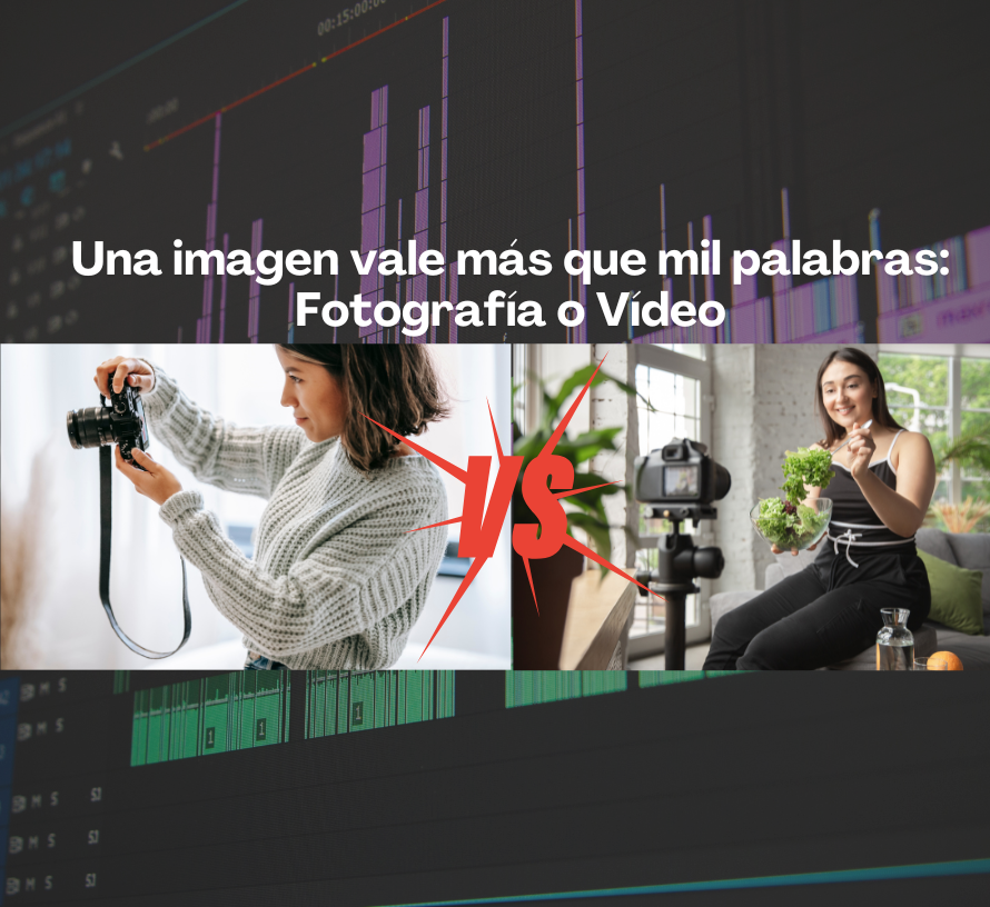 Una imagen vale más que mil palabras: Fotografía o Vídeo